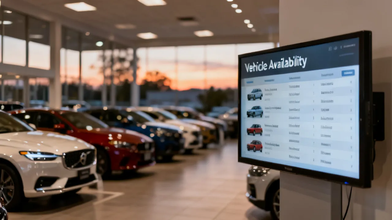 Vehicle Availability Guide for Buying a Car